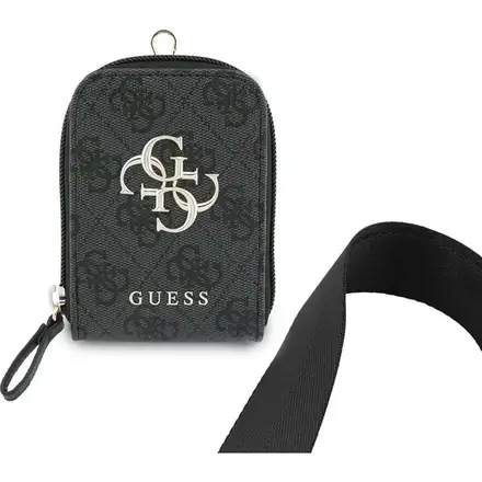 Guess Crossbody Popruh PU 4G Metal Logo + Peňaženka čierny