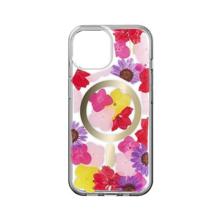 iDeal Fashion Clear Case MagSafe iPhone 13/14/15/16e/17e Tropical Floral