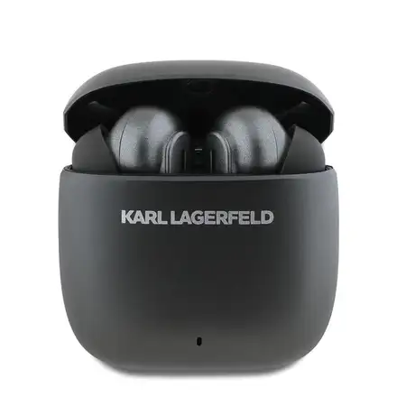 Karl Lagerfeld Elongated Logo ANC/ENC TWS Bezdrôtové Slúchadlá čierne