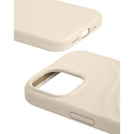 iDeal Fashion Soft Swirl Silicone Case MagSafe iPhone 13/14/15/16e/17e Cloud Dancer