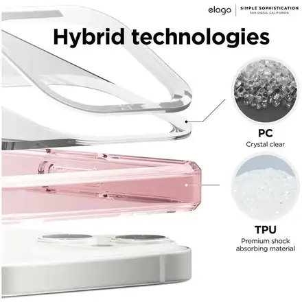 Elago kryt Hybrid Case pre iPhone 13 mini - Lovely Pink