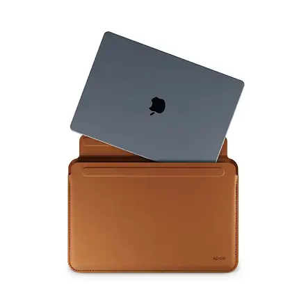 Epico TechGrain Sleeve pre Macbook Pro 13,3"/Air 13"/Air 13,6" - hnedá