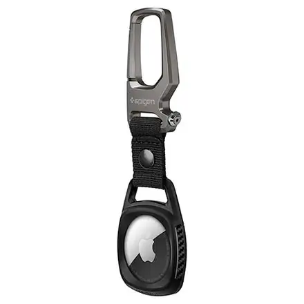 Spigen puzdro Rugged Armor Case pre AirTag - Black