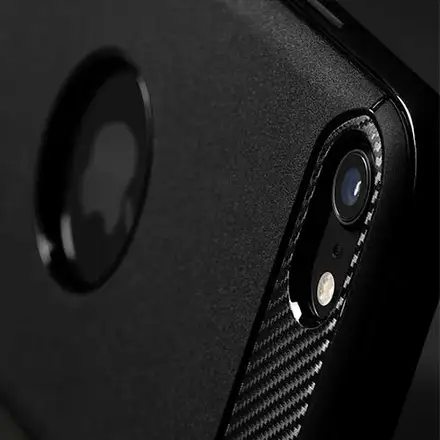 Spigen kryt Rugged Armor pre iPhone SE 2020 - Black