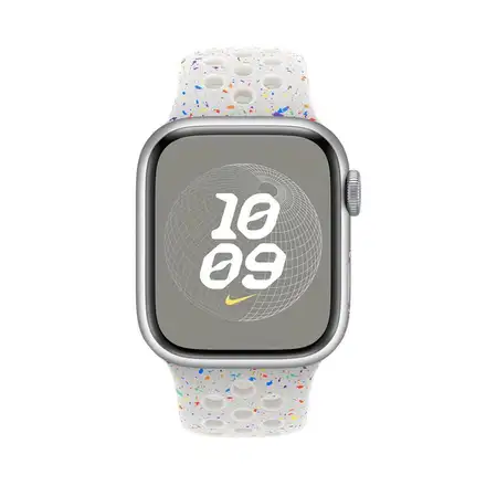 Apple Watch 41mm Pure Platinum Nike Sport Band - M/L