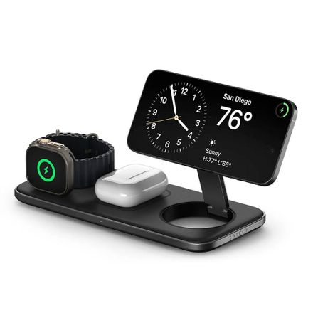 Satechi Qi2 Trio Wireless Charging Pad - Space Gray