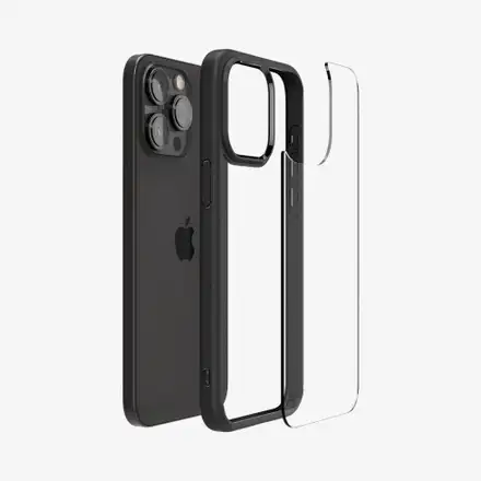 Spigen kryt Ultra Hybrid pre iPhone 15 Pro Max - Matte Black