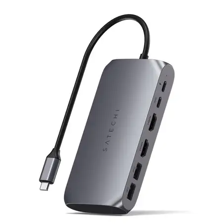 Satechi USB-C Multimedia Adapter M1 - Space Gray Aluminium