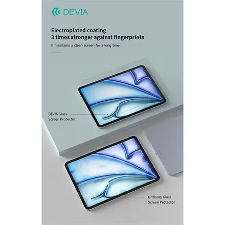 Devia ochranné sklo pre iPad Pro 13" M4/M5 2024/2025 - Crystal Clear
