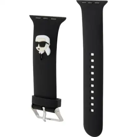 Karl Lagerfeld Karl and Choupette Head NFT Remienok pre Apple Watch 42/44/45/46/49 čierny