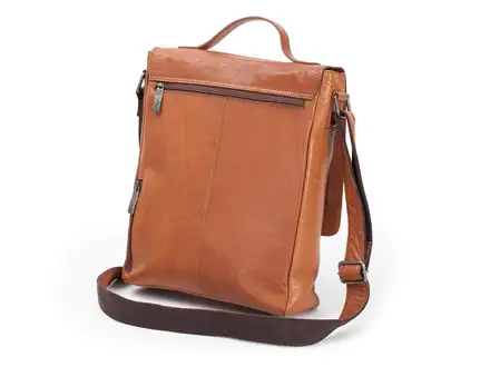 Baoobaoo Brašňa Vertical Flapbag 13" Tan