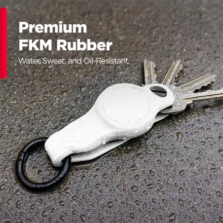 KeySmart Air Flex s púzdrom pre AirTag - biela