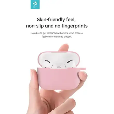 Devia puzdro Silicone Suit Case pre Apple AirPods Pro 2 - White