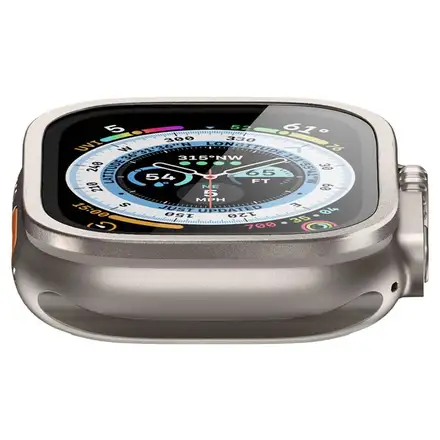 Spigen ochranné sklo Glas.tR Slim Pro pre Apple Watch Ultra - Titanium