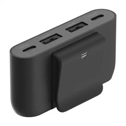 Belkin Boost Charge 4-Port USB Power Extender - Black