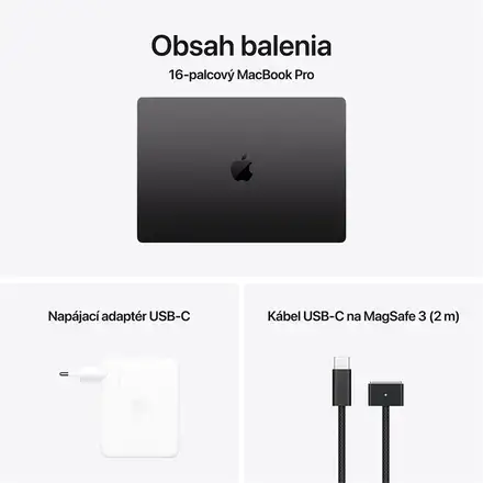 MacBook Pro 16" M4 Max 14C CPU 32C GPU 36 GB/1 TB kozmická čierna SK *Trieda A*