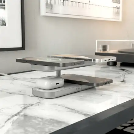ZENS Quattro Wireless Charger Pro 4 White