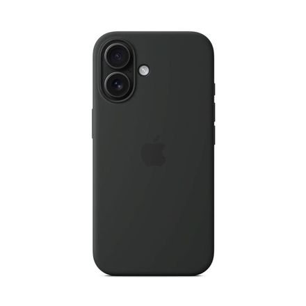 iPhone 16 Silicone Case with MagSafe - Black