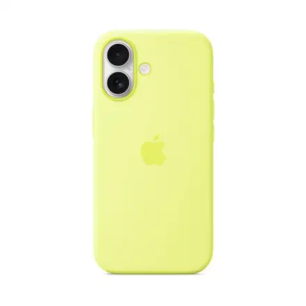 iPhone 17 Silicone Case with MagSafe - Neónová žltá