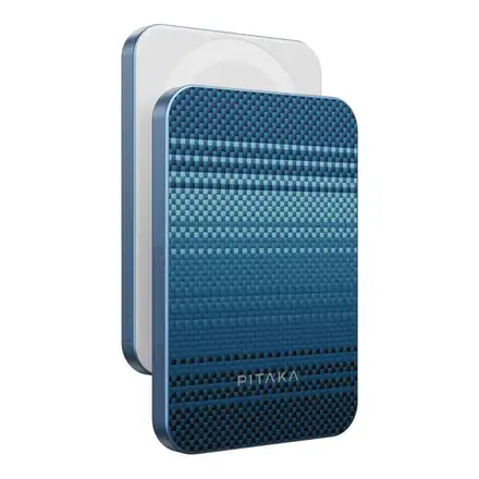 Pitaka Aramid Fiber Magnetic Power Bank Qi2 5000 mAh - Moonrise