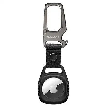 Spigen puzdro Rugged Armor Case pre AirTag - Black