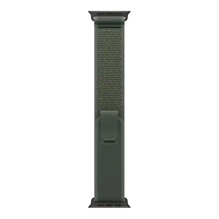 Apple Watch 49mm Green Trail Loop - S/M - Black Titanium Finish