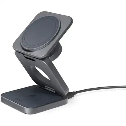 EPICO UltraBase Qi2 3in1 3in1 Fold Mag+ Wireless Charging Stand EF30 -space grey