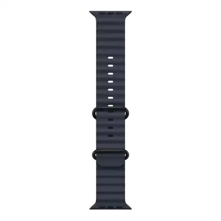 Apple Watch 49mm Navy Ocean Band - Black Titanium Finish