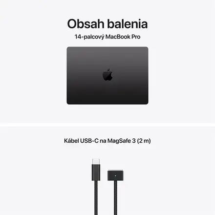 MacBook Pro 14" Apple M5 Pro 15C CPU 16C GPU 24GB 2TB Kozmický čierny SK