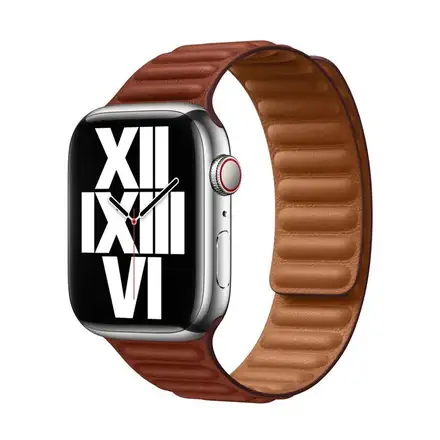 Apple Watch 40/41/42mm Umber Leather Link - M/L