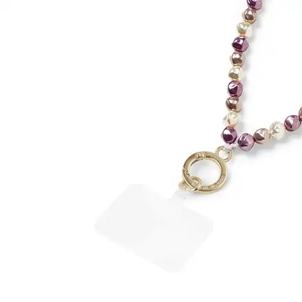 iDeal Phone Wristlet Strap Moonlit Plum Pearl