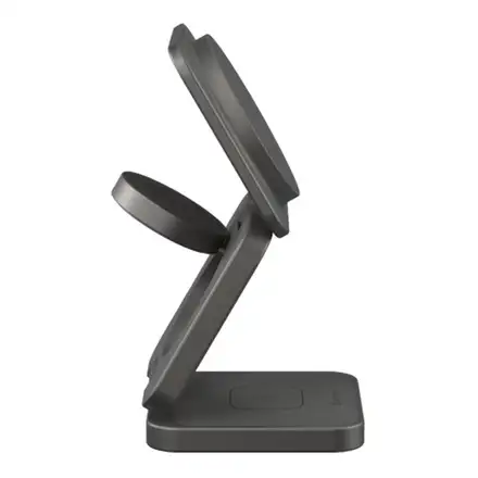 Adam Elements Mag 3 Ultra Qi2 25W 3-in-1 Foldable Charger - Gray