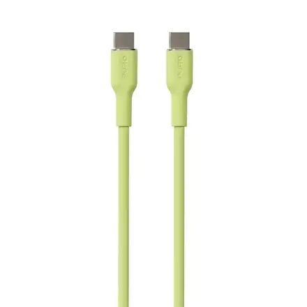 Puro kábel Soft Silicone Cable USB-C to USB-C 1.5m - Light Green