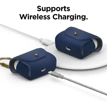 Elago Airpods Pro/Pro 2 Leather Case - Jean Indigo