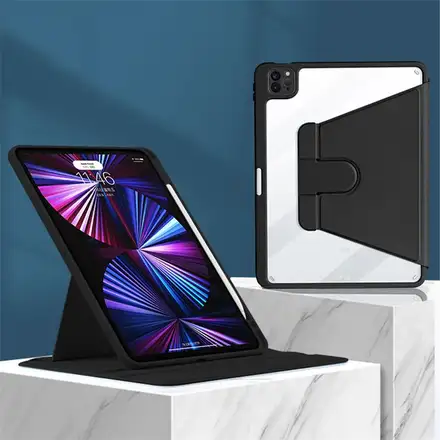 Comma puzdro Cyclone Rotation Case with Pencil Slot pre iPad 10-11 Gen 2022/2025 - Black
