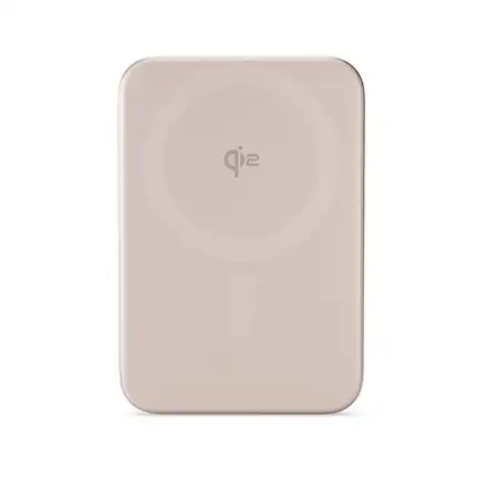 Epico UltraPack Qi2 Slim 5000mAh Alu Mag+ Wireless Power Bank EM51 - púštna titanová