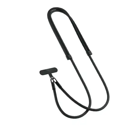 Spello Rope Crossbody Strap - čierna