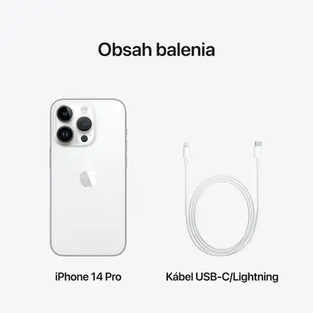 iPhone 14 Pro 256 GB strieborná *Trieda C*