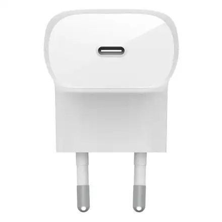 Belkin 30W PD 3.0 PPS USB-C Wall Charger + USB-C/Lightning kábel 1m - White