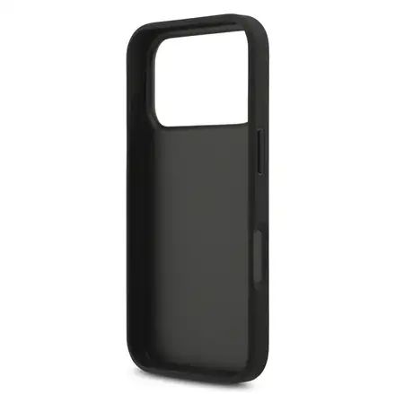 Guess PU 4G Metal Logo kryt iPhone 18 Pro šedá