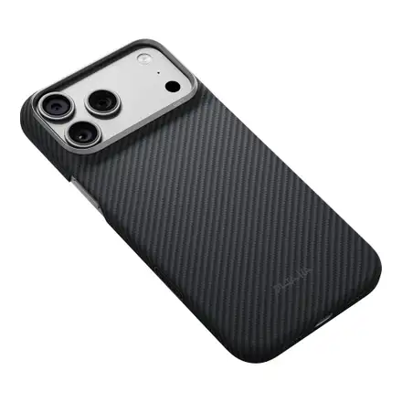 Pitaka kryt Edge Case pre iPhone 18 Pro Max - Black/Grey