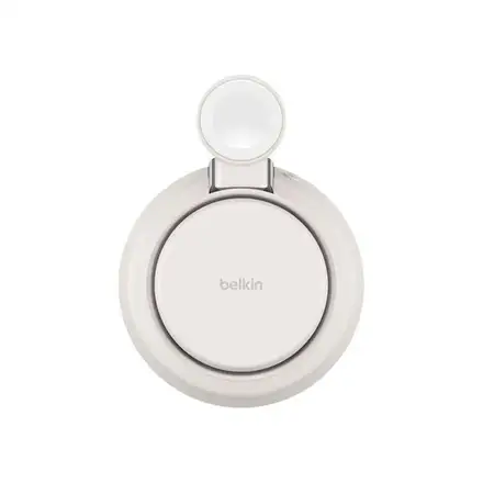 Belkin UltraCharge Pro 3-in-1 Magnetic Charging Dock with Qi2 25W - Sand