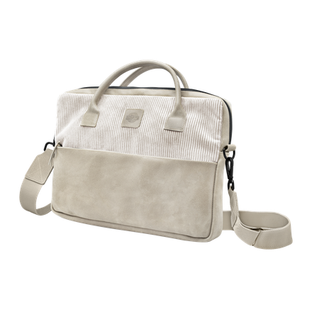 RED ANT FRAME Ochranná kožená taška na MacBook do 14" starlight s popruhom