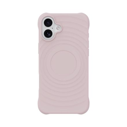 Devia kryt Ripple Magnetic Shockproof TPU Case pre iPhone 16 - Pink