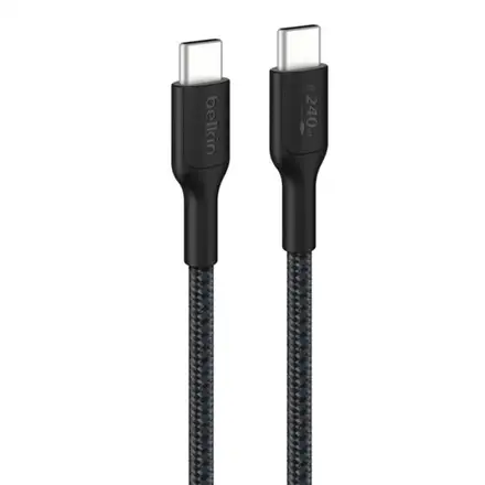 Belkin kábel Boost Charge Pro USB-C to USB-C Braided Cable 240W 3m - Black