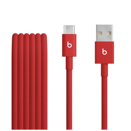 Apple Beats USB-C to Lightning Woven Cable (1.5 m) - Rapid Red