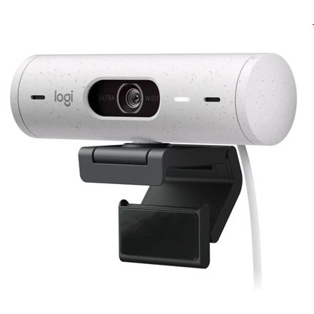 Logitech BRIO 500 - webcam, Full HD - biela