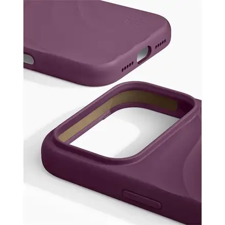 iDeal Fashion Soft Swirl Silicone Case MagSafe iPhone 17 Pro Max / 18 Pro Max Velvet Plum