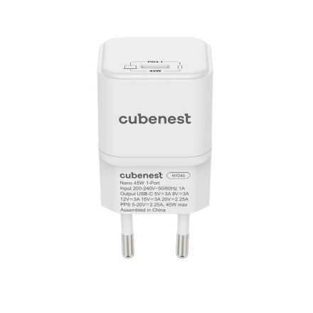 Cubenest PD Nano Adapter 45W N1D45 - biela
