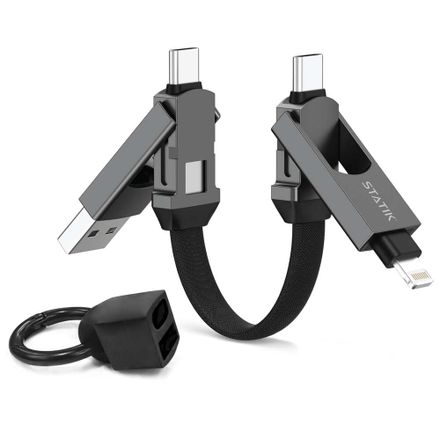 KeySmart Statik HexCharge - univerzálny USB kábel
